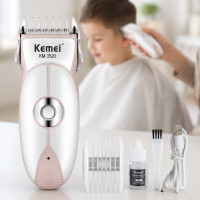 Акумуляторна машинка для стриження волосся дитяча Kemei KM-3520 акумуляторна з насадками Акумуляторна машинка для стриження волосся дитяча Kemei KM-3520 акумуляторна з насадками