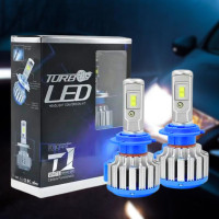 Світлодіодні автомобільні LED лампи для фар H7 TurboLed T1 Комплект автоламп 2 шт Світлодіодні автомобільні LED лампи для фар H7 TurboLed T1 Комплект автоламп 2 шт