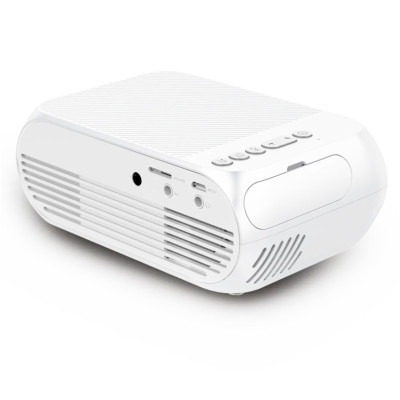 Портативный мини проектор Projector LED YG320 Mini белый с динамиком для дома лед проектор карманный домашний Портативный мини проектор Projector LED YG320 Mini белый с динамиком для дома лед проектор карманный домашний