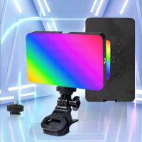 Беспроводной накамерный видеосвет AY-96JSSR аккумуляторная мини LED лампа RGB с прищепкой для фото и видео Беспроводной накамерный видеосвет AY-96JSSR аккумуляторная мини LED лампа RGB с прищепкой для фото и видео