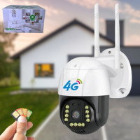 Вулична відеокамера з нічною зйомкою 4G Sim V380 PRO Поворотна камера IP 66 зовнішнього відеоспостереження Вулична відеокамера з нічною зйомкою 4G Sim V380 PRO Поворотна камера IP 66 зовнішнього відеоспостереження
