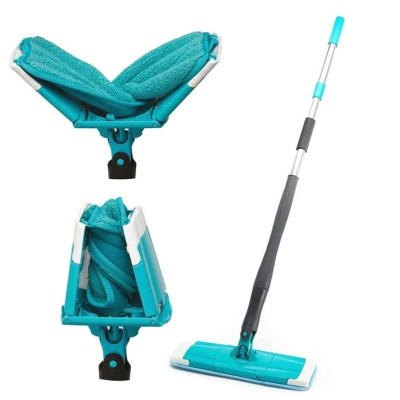 Швабра ледащо з автоматичним віджимом для швидкого прибирання Titan Twist Mop Диво швабра 360 Синя титан моп Швабра ледащо з автоматичним віджимом для швидкого прибирання Titan Twist Mop Диво швабра 360 Синя титан моп