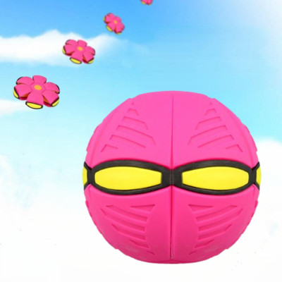 Літаючий м'яч фрісбі трансформер з LED підсвічуванням Phlat Ball складаний дискошар НЛО