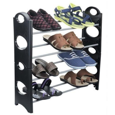 Органайзер полиця для взуття стелаж shoe rack складана стійка підставка чорна шафа для взуття Органайзер полиця для взуття стелаж shoe rack складана стійка підставка чорна шафа для взуття