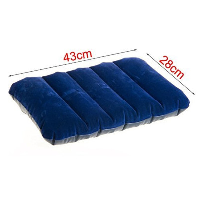 Подушка надувна Intex 43x28x9 см Синя 68672 Туристична дорожня похідна для плавання і подорожей 2шт Подушка надувна Intex 43x28x9 см Синя 68672 Туристична дорожня похідна для плавання і подорожей 2шт