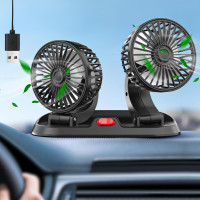 Вентилятор подвійний з 2 швидкостями для дому та авто F410 портативний міні вентилятор від USB Вентилятор подвійний з 2 швидкостями для дому та авто F410 портативний міні вентилятор від USB