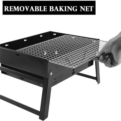 Мангал гриль чемодан складной переносной BBQ разборной портативный с решеткой для пикника 35х27х8см Мангал гриль чемодан складной переносной BBQ разборной портативный с решеткой для пикника 35х27х8см