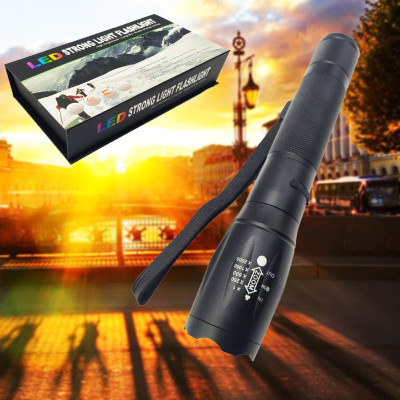 Ручной фонарь аккумуляторный LED STRONG LIGHT FLASHLIGHT 6061 Фонарик мощный светодиодный с фокусировкой луча