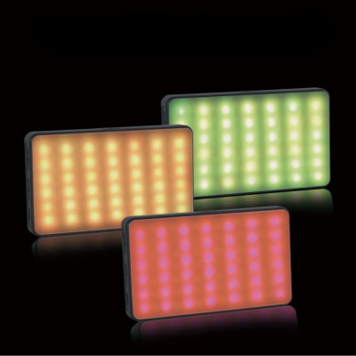 Бездротове накамерне відеосвітло W140RGB акумуляторна міні лампа LED портативна для фото і відео Бездротове накамерне відеосвітло W140RGB акумуляторна міні лампа LED портативна для фото і відео