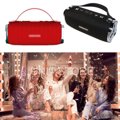 Портативная беспроводная Bluetooth колонка Hopestar H24 Серая Мощная USB FM стерео акустика Спикерфон Портативная беспроводная Bluetooth колонка Hopestar H24 Серая Мощная USB FM стерео акустика Спикерфон
