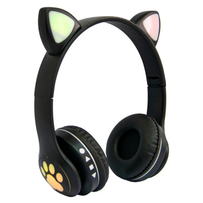 Наушники беспроводные с ушками Cat Ear VZV 23M детские наушники кошачьи ушки с микрофоном Наушники беспроводные с ушками Cat Ear VZV 23M детские наушники кошачьи ушки с микрофоном