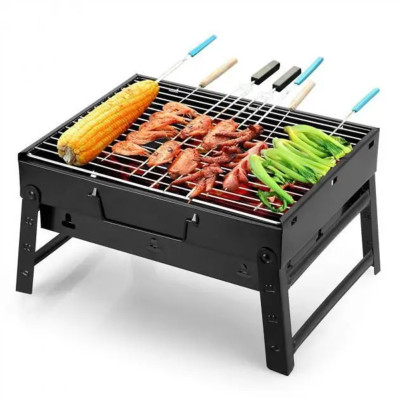 Мангал чемодан складний переносний BBQ розбірний портативний барбекю гриль з ґратами для пікніка 44х30х22см Мангал чемодан складний переносний BBQ розбірний портативний барбекю гриль з ґратами для пікніка 44х30х22см
