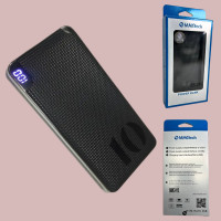 Повербанк Power Bank MMCtech 15000 mAh Внешний аккумулятор с дисплеем Черный