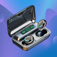 Беспроводные наушники TWS BTH-F9-5 сенсорные Bluetooth Наушники вкладыши с зарядным кейсом Беспроводные наушники TWS BTH-F9-5 сенсорные Bluetooth Наушники вкладыши с зарядным кейсом