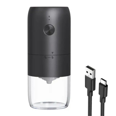 Электрическая кофемолка Electric Coffee Grinder 25 Вт аккумуляторная портативный аппарат для помола кофейных Электрическая кофемолка Electric Coffee Grinder 25 Вт аккумуляторная портативный аппарат для помола кофейных