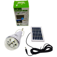 Лампа аккумуляторная Solar Light CL 6028 светильник с солнечной панелью фонарь светодиодный на крючке