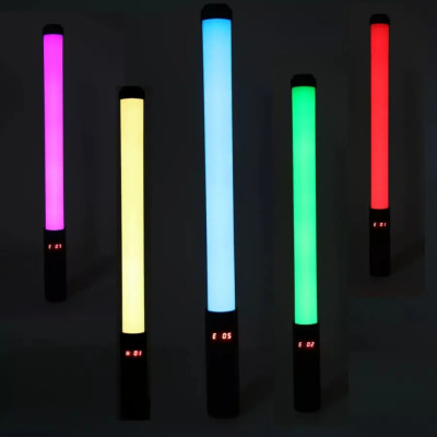 Лампа Led разноцветная меч RGB Light Stick светодиодная аккумуляторная лампа палка с пультом для фото и видео Лампа Led разноцветная меч RGB Light Stick светодиодная аккумуляторная лампа палка с пультом для фото и видео