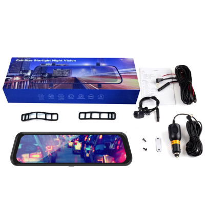 Відеореєстратор дзеркало з камерою і камера заднього виду DVR MR10 Night vision FULL HD 10дюймов та карта пам'яті Відеореєстратор дзеркало з камерою і камера заднього виду DVR MR10 Night vision FULL HD 10дюймов та карта пам'яті