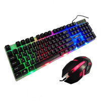 Ігрова клавіатура і мишка, що світиться, Gaming G21B ультратонка механічний ігровий набір Ігрова клавіатура і мишка, що світиться, Gaming G21B ультратонка механічний ігровий набір