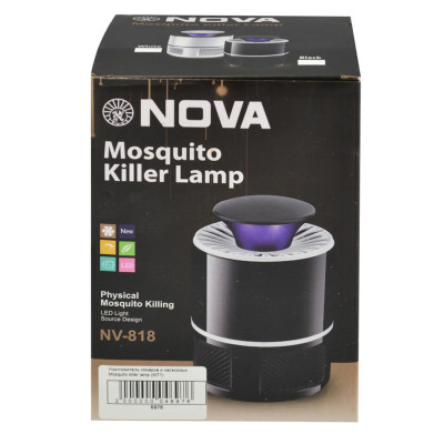 Уничтожитель комаров NOVA Mosquito killer lamp NV 818 Антимоскитная лампа ловушка от комаров электрическая Уничтожитель комаров NOVA Mosquito killer lamp NV 818 Антимоскитная лампа ловушка от комаров электрическая