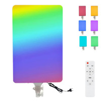 Светодиодная прямоугольная лампа RGB PM-60 с пультом цветной портативный видеосвет 50х35cм для съёмок Светодиодная прямоугольная лампа RGB PM-60 с пультом цветной портативный видеосвет 50х35cм для съёмок