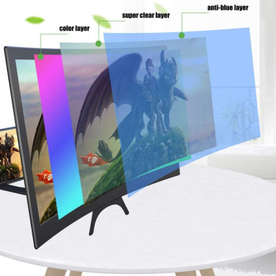 3D збільшувач екрану телефону L6 3Д Підставка для телефону HD із вигнутим екраном 12 дюймів 3D збільшувач екрану телефону L6 3Д Підставка для телефону HD із вигнутим екраном 12 дюймів