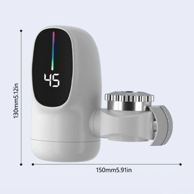 Проточний електричний водонагрівач з екраном Electric Water Heater насадка на кран для нагріву води Проточний електричний водонагрівач з екраном Electric Water Heater насадка на кран для нагріву води