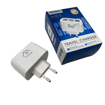 Сетевой адаптер питания TRAVEL CHARGER быстрая зарядка с подсветкой 3.1А на 6 usb Сетевой адаптер питания TRAVEL CHARGER быстрая зарядка с подсветкой 3.1А на 6 usb