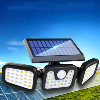 Вуличний прожектор Split solar Wall lamp NF 1725 ліхтар з датчиком руху і сонячною панеллю