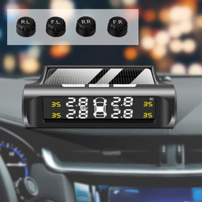 Бездротова система контролю тиску в шинах TPMS із сонячною панеллю зовнішні датчики Бездротова система контролю тиску в шинах TPMS із сонячною панеллю зовнішні датчики
