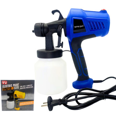 Краскопульт електричний Spray Gun пульверизатор 500Вт на 3 режими розпилення фарборозпилювач 800мл Краскопульт електричний Spray Gun пульверизатор 500Вт на 3 режими розпилення фарборозпилювач 800мл