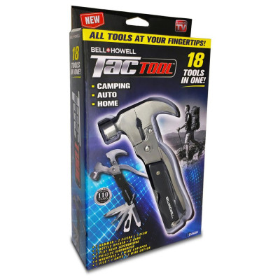 Багатофункціональний молоток інструмент мультитул Tac Tool 18 в 1 складаний набір інструментів Багатофункціональний молоток інструмент мультитул Tac Tool 18 в 1 складаний набір інструментів