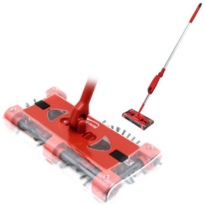 Электровеник швабра Swivel Sweeper G3 аккумуляторный пылесос Свивел Свипер крассный
