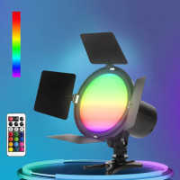 Светодиодный прожектор RGB с пультом JSL-216 портативный LED видеосвет для студийной съёмки Светодиодный прожектор RGB с пультом JSL-216 портативный LED видеосвет для студийной съёмки