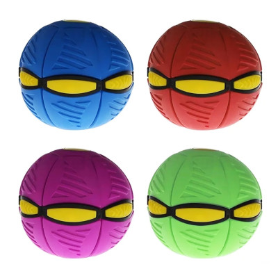 Летающий мяч фрисби трансформер с LED подсветкой Phlat Ball складной дискошар НЛО Летающий мяч фрисби трансформер с LED подсветкой Phlat Ball складной дискошар НЛО