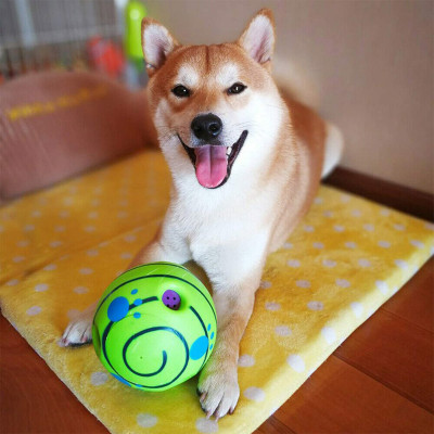 Игрушка интерактивная для собак Хихикающий мяч WOOPY BALL 14 cм для тренировок спорта домашних животных Игрушка интерактивная для собак Хихикающий мяч WOOPY BALL 14 cм для тренировок спорта домашних животных