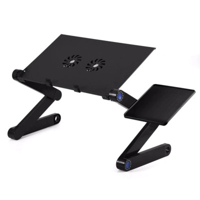 Столик трансформер для ноутбука набір з GPS трекером Laptop Table T8 Портативний складаний з вентилятором Столик трансформер для ноутбука набір з GPS трекером Laptop Table T8 Портативний складаний з вентилятором