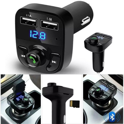 Авто FM трансмиттер Блютуз Модулятор громкая связь MP3 ЮСБ для авто Earldom ET M29 2 usb черный Авто FM трансмиттер Блютуз Модулятор громкая связь MP3 ЮСБ для авто Earldom ET M29 2 usb черный