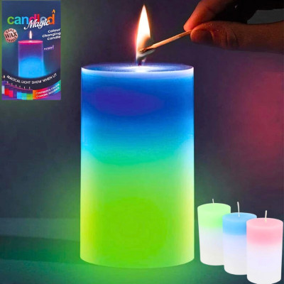 Воскова свічка з підсвічуванням світлодіодна хамелеон Candled Magic LED міняюча колір магічна декоративна Воскова свічка з підсвічуванням світлодіодна хамелеон Candled Magic LED міняюча колір магічна декоративна