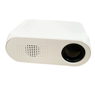Портативный мини проектор Projector LED YG320 Mini белый с динамиком для дома лед проектор карманный домашний Портативный мини проектор Projector LED YG320 Mini белый с динамиком для дома лед проектор карманный домашний