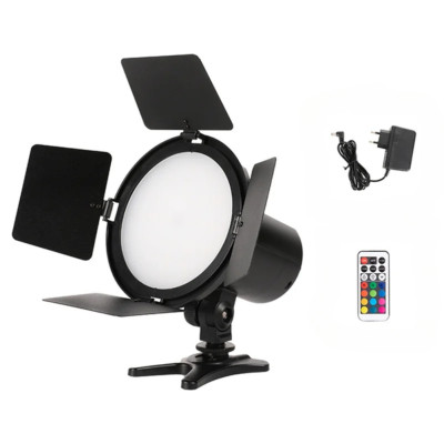 Светодиодный прожектор RGB с пультом JSL-216 портативный LED видеосвет для студийной съёмки Светодиодный прожектор RGB с пультом JSL-216 портативный LED видеосвет для студийной съёмки