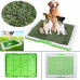 Туалет для собак трехярусный Puppy Potty Pad коврик лоток для домашних животных с решеткой и травой 47х34х6см Туалет для собак трехярусный Puppy Potty Pad коврик лоток для домашних животных с решеткой и травой 47х34х6см