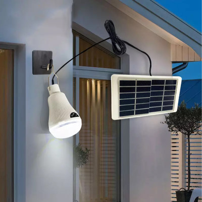 Лампа акумуляторна Solar Led Light GR 020 світильник із сонячною панеллю ліхтар світлодіодний на гачку Лампа акумуляторна Solar Led Light GR 020 світильник із сонячною панеллю ліхтар світлодіодний на гачку