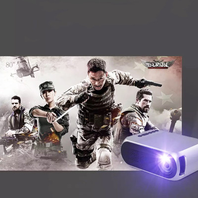 Портативний міні проектор Projector LED YG320 Mini сірий з динаміком для дому лед проектор кишеньковий домашній Портативний міні проектор Projector LED YG320 Mini сірий з динаміком для дому лед проектор кишеньковий домашній