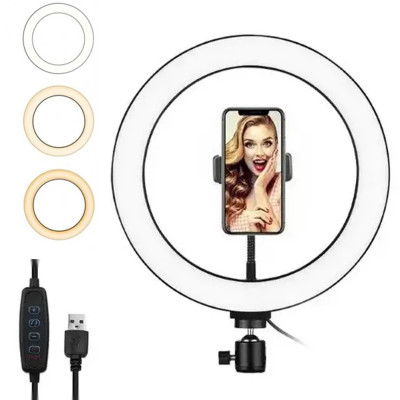 Кільцева LED лампа зі штативом 2м Ring fill Light 30 см світлодіодна від USB селфі кільце з пультом на шнурі Кільцева LED лампа зі штативом 2м Ring fill Light 30 см світлодіодна від USB селфі кільце з пультом на шнурі