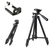 Штатив тринога для камери Tripod 3120A з кріпленням для телефону 102 см алюмінієвий з вбудованим рівнем Штатив тринога для камери Tripod 3120A з кріпленням для телефону 102 см алюмінієвий з вбудованим рівнем