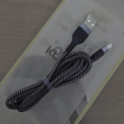 USB кабель для швидкої зарядки мікро юсб S-45 для телефону і передачі даних miсro USB Провід плетений 1м USB кабель для швидкої зарядки мікро юсб S-45 для телефону і передачі даних miсro USB Провід плетений 1м