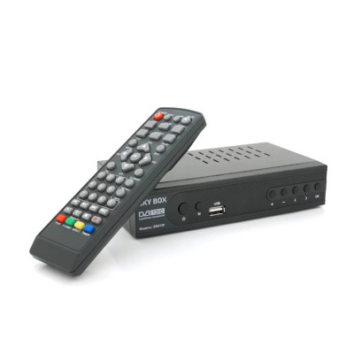 Цифрова приставка DVB-T2 з дисплеєм та пультом тюнер ресивер SKY BOX ZAR139 для телевізора Цифрова приставка DVB-T2 з дисплеєм та пультом тюнер ресивер SKY BOX ZAR139 для телевізора