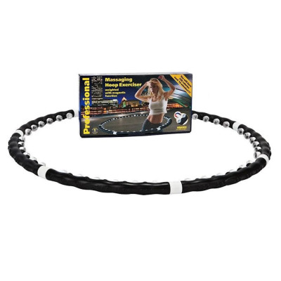 Обруч масажер магнітний хулахуп розбірної Massaging Hula Hoop масажний чорний для фітнесу схуднення талії Обруч масажер магнітний хулахуп розбірної Massaging Hula Hoop масажний чорний для фітнесу схуднення талії