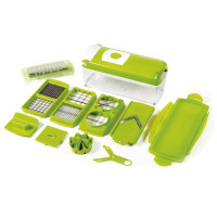 Овощерезка Найсер Дайсер терка мультислайсер для овощей и фруктов nicer dicer plus с насадками ручная шинковка Овощерезка Найсер Дайсер терка мультислайсер для овощей и фруктов nicer dicer plus с насадками ручная шинковка